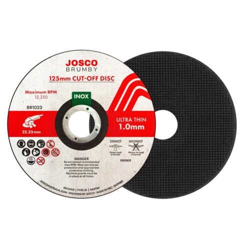 125mm X 1.0mm Ultrathin Cut-Off Disc 10 Pack